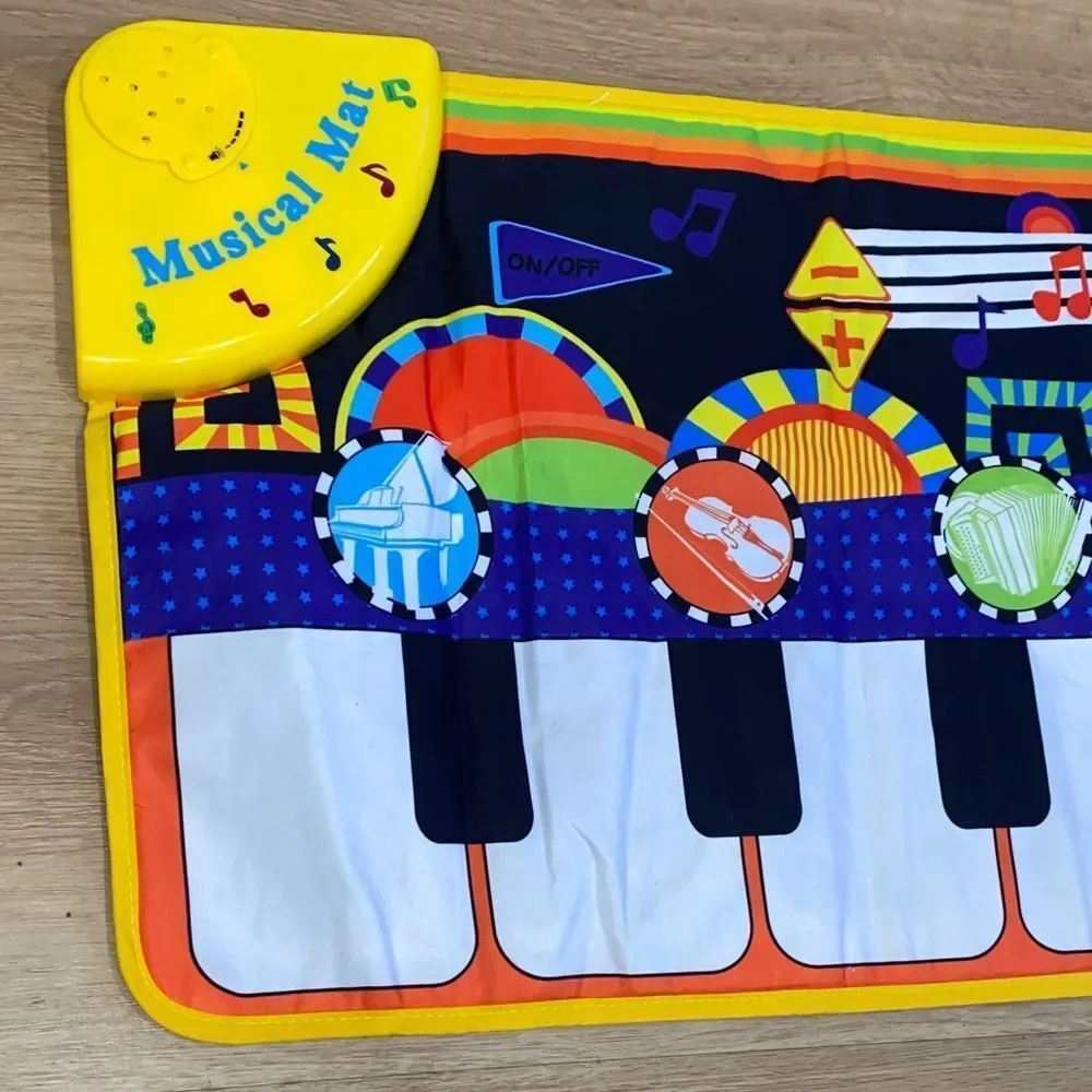 Musical Play Mat for Kids - (Musical Instruments)Colorful Piano Design